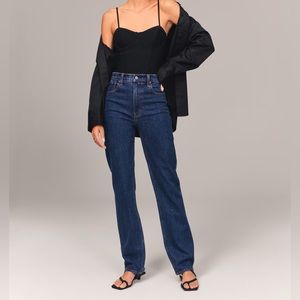 New Abercrombie & Fitch Women Ultra High Rise 90s Straight Jeans